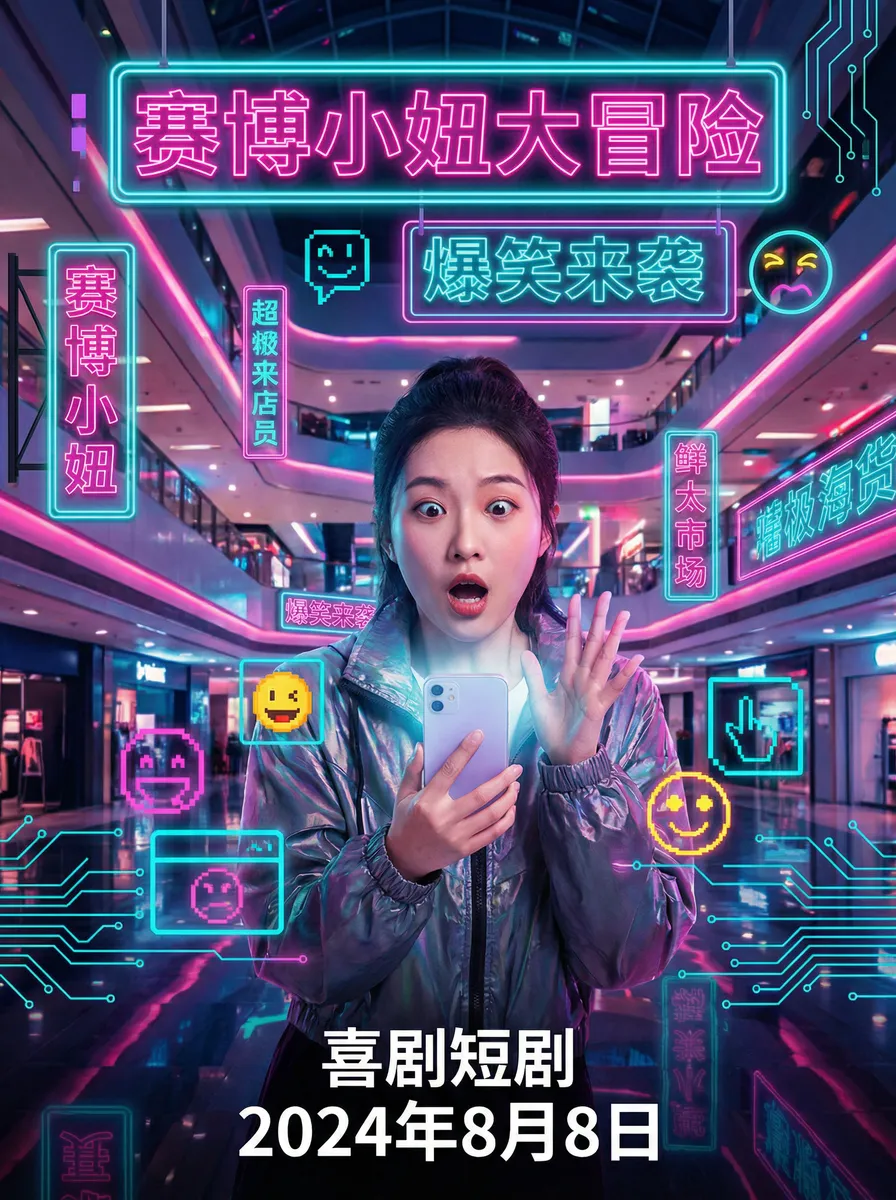 我的漂亮老师2在线观看未删减 搞笑喜剧短剧 - 赛博小妞大冒险海报